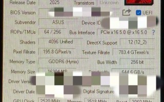 (AMD Radeon RX 9070 XT显卡) 海力士16GB GDDR6 显存 性能强劲