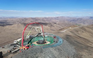 全球海拔最高风电项目完成关键浇筑工作