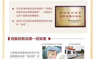 特色品牌赋能 工银瑞信投教基地探索投保新生态