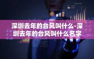 深圳去年的台风叫什么-深圳去年的台风叫什么名字
