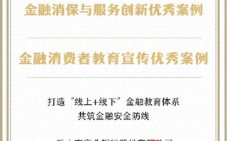 乐山市商业银行获评“2025金融消保与服务创新优秀案例”