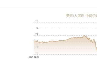2月21日人民币对美元中间价报7.1696元 上调16个基点