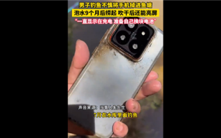 男子捞起泡水9个月的手机竟还能亮屏：直呼小米质量太强了