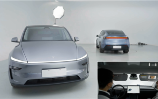 焕新版Model Y国内实车展示：车灯大不同 后排可电动折叠
