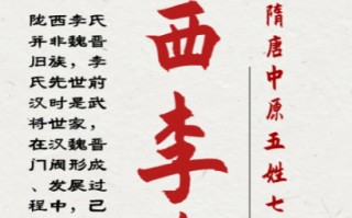 陇西李氏后人都去哪了：从陇西走向世界的迁徙之路