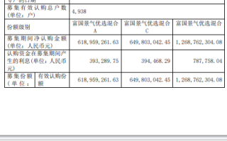 富国景气优选混合成立 规模12.7亿元