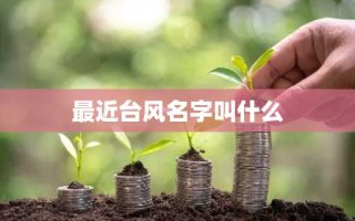 最近台风名字叫什么