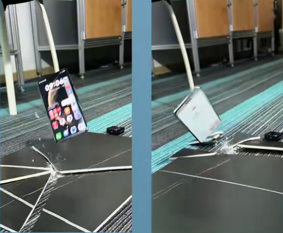 华为Mate 70 Pro+跌落测试：两米多落下砸碎瓷砖 丝毫无损-第2张图片-芙蓉之城