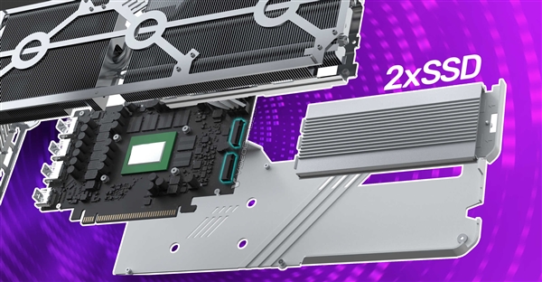 铭瑄Intel B580显卡自带M.2 SSD插槽：还是两条-第3张图片-芙蓉之城