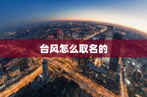 台风怎么取名的-第1张图片-芙蓉之城