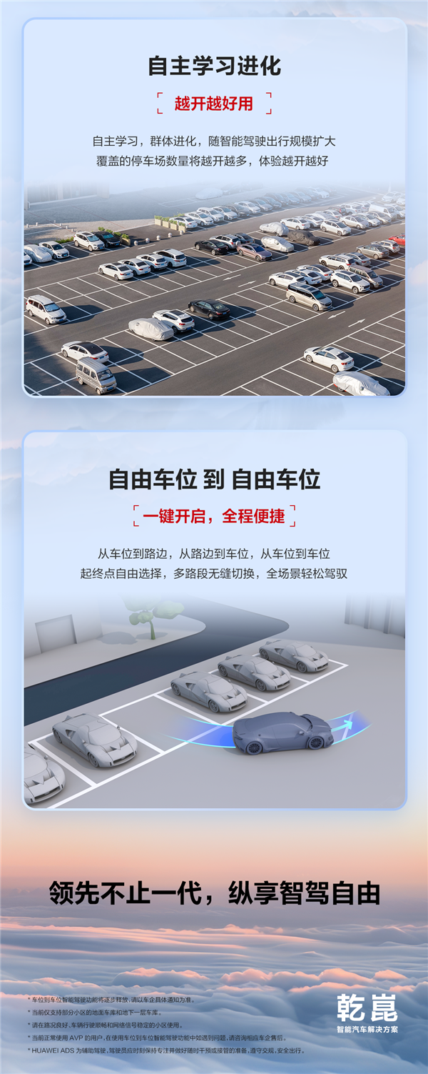 一图看懂华为乾崑智驾“车位到车位”：无需提前记忆首趟就能用-第2张图片-芙蓉之城