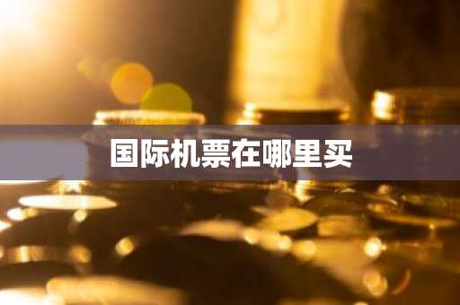 国际机票在哪里买-第1张图片-芙蓉之城