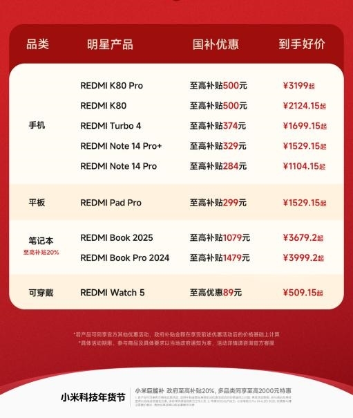 小米15低至3999元！小米手机最新国补价格一览 日销量已达到国补前的4倍-第4张图片-芙蓉之城