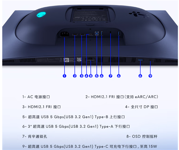外星人AW2725Q显示器登陆国内：4K QD-OLED屏幕 首发6999元-第4张图片-芙蓉之城