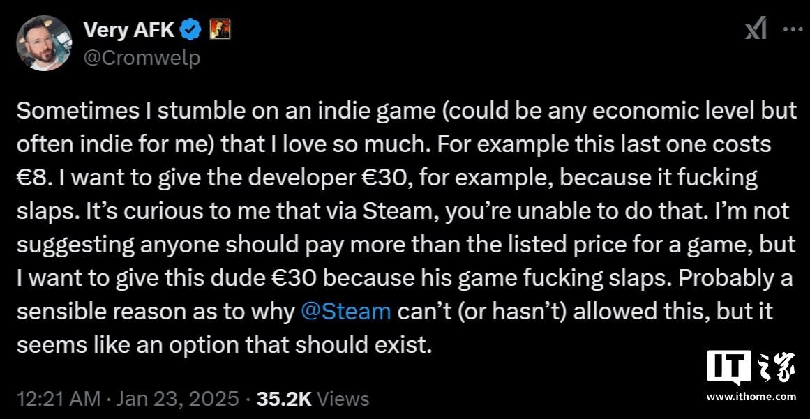 Steam可以接受高亮价支付 充值系统或将调整-第1张图片-芙蓉之城