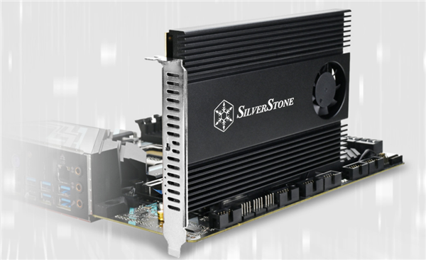 银昕推出ECM40扩展卡：支持四块NVMe M.2 SSD-第1张图片-芙蓉之城