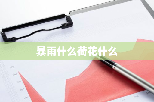 暴雨什么荷花什么-第1张图片-芙蓉之城