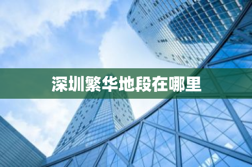 深圳繁华地段在哪里-第1张图片-芙蓉之城
