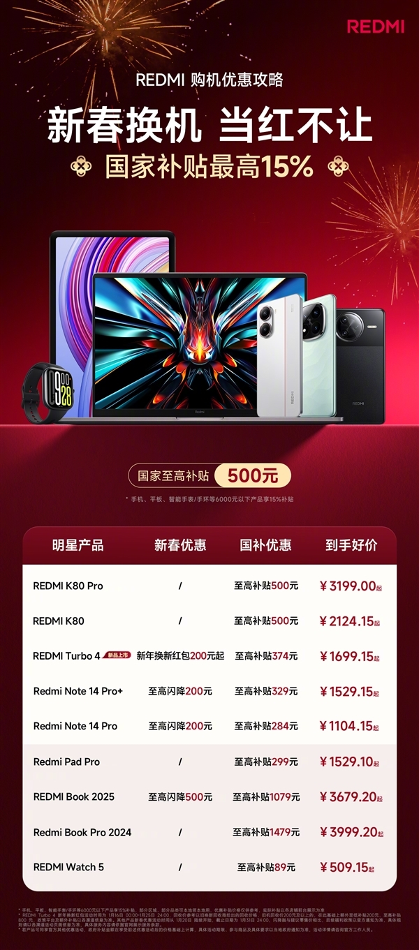 樊振东说国补买手机真香：REDMI Turbo 4仅1699元起-第4张图片-芙蓉之城