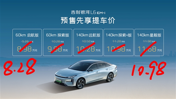 开年即开战 曝吉利银河L6 EM-i本月中旬上市：只需8.28万起-第4张图片-芙蓉之城