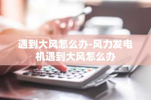 遇到大风怎么办-风力发电机遇到大风怎么办-第1张图片-芙蓉之城