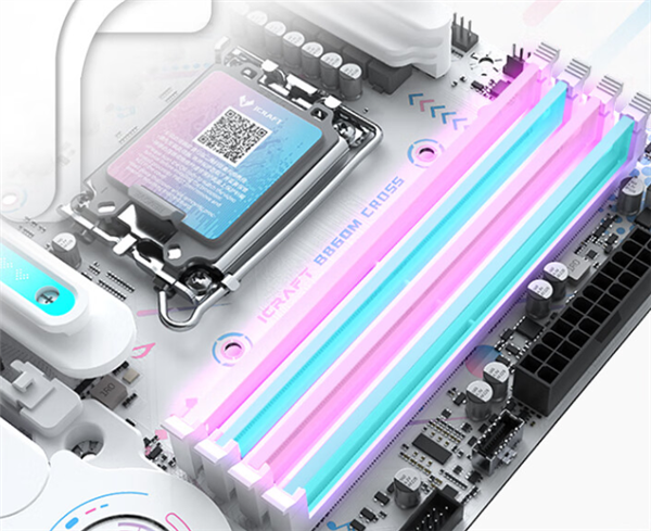铭瑄iCraft B860M CROSS系列主板首发1249元起：新增LCD屏幕-第3张图片-芙蓉之城