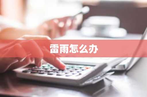 雷雨怎么办-第1张图片-芙蓉之城