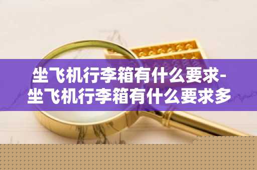 坐飞机行李箱有什么要求-坐飞机行李箱有什么要求多大的尺寸-第1张图片-芙蓉之城