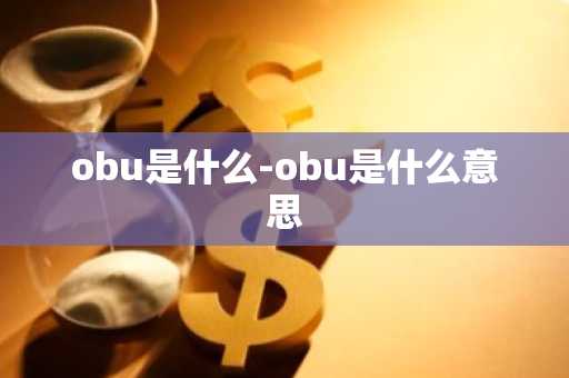 obu是什么-obu是什么意思-第1张图片-芙蓉之城
