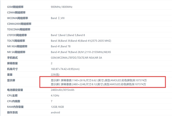 全球最薄折叠屏！OPPO Find N5入网：详细参数出炉-第2张图片-芙蓉之城