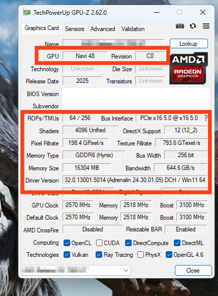 AMD RX 9070 XT显卡规格、跑分首曝：3.1GHz频率无敌-第2张图片-芙蓉之城