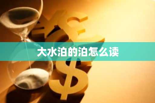 大水泊的泊怎么读-第1张图片-芙蓉之城