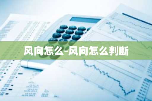风向怎么-风向怎么判断-第1张图片-芙蓉之城