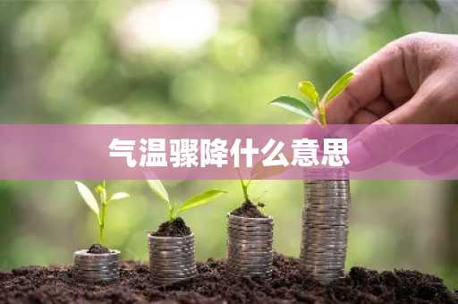 气温骤降什么意思-第1张图片-芙蓉之城