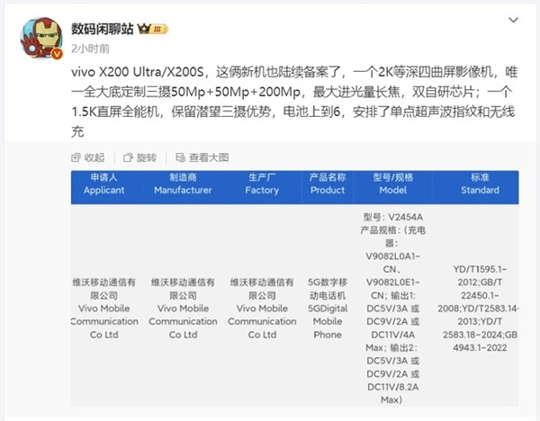 蓝厂年度杀手锏！vivo X200 Ultra前瞻：影像灭霸-第1张图片-芙蓉之城
