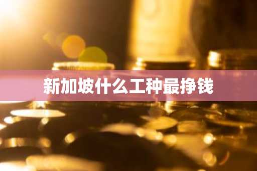 新加坡什么工种最挣钱-第1张图片-芙蓉之城