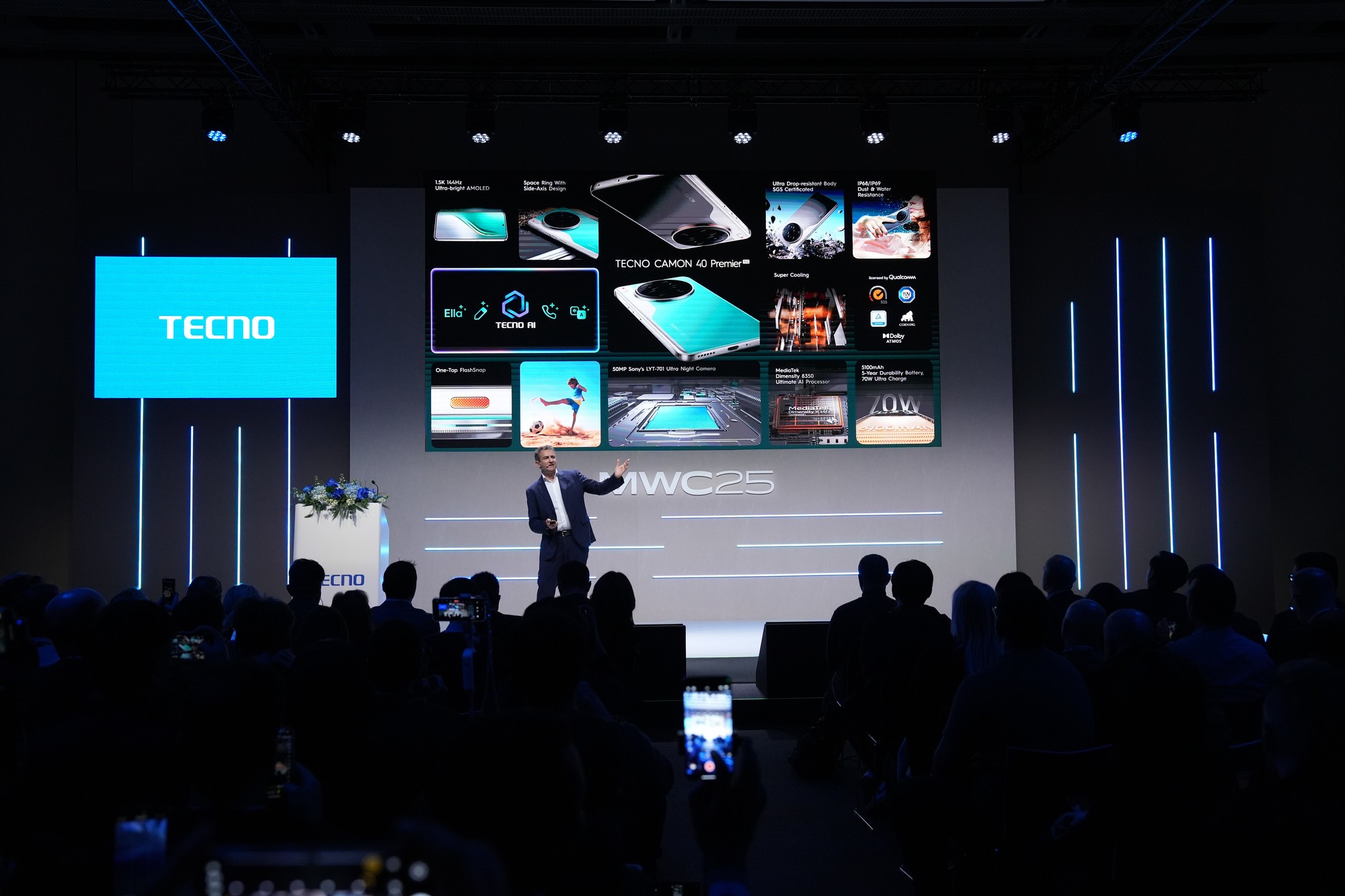 TECNO CAMON 40系列亮相MWC 2025：AI 重塑智能影像新标杆-第5张图片-芙蓉之城