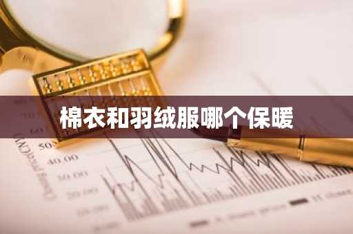 棉衣和羽绒服哪个保暖-第1张图片-芙蓉之城