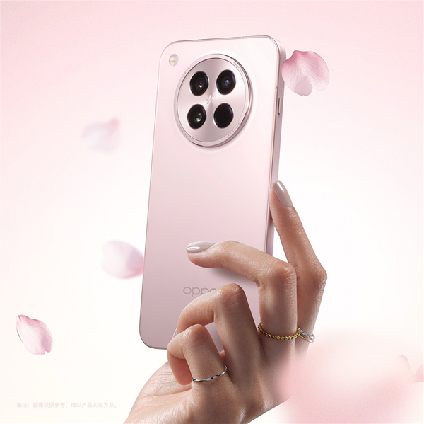 OPPO Find X8s落樱粉官图公布：1.25mm全球最窄边 女生一见倾心-第4张图片-芙蓉之城