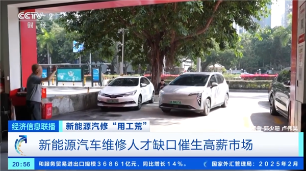 我国新能源汽车人才缺口百万 一线维修技工月薪可高达2万-第1张图片-芙蓉之城