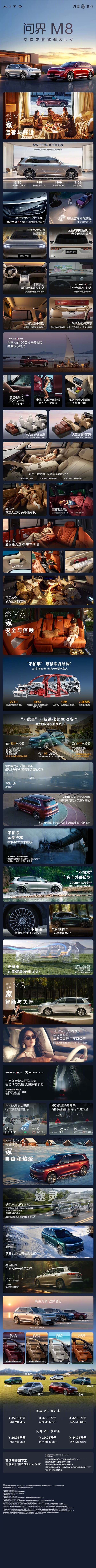 35.98万起家用SUV新王者来了！一图看懂全新问界M8-第1张图片-芙蓉之城