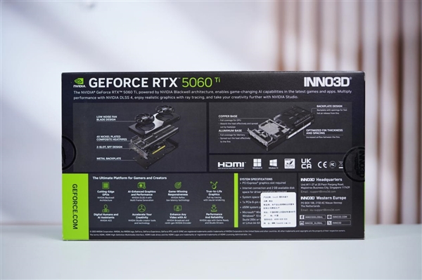 小巧双槽！映众RTX 5060 Ti曜夜16GB显卡图赏-第23张图片-芙蓉之城