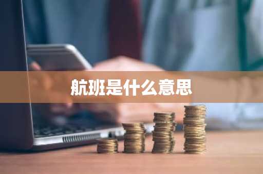 航班是什么意思-第1张图片-芙蓉之城