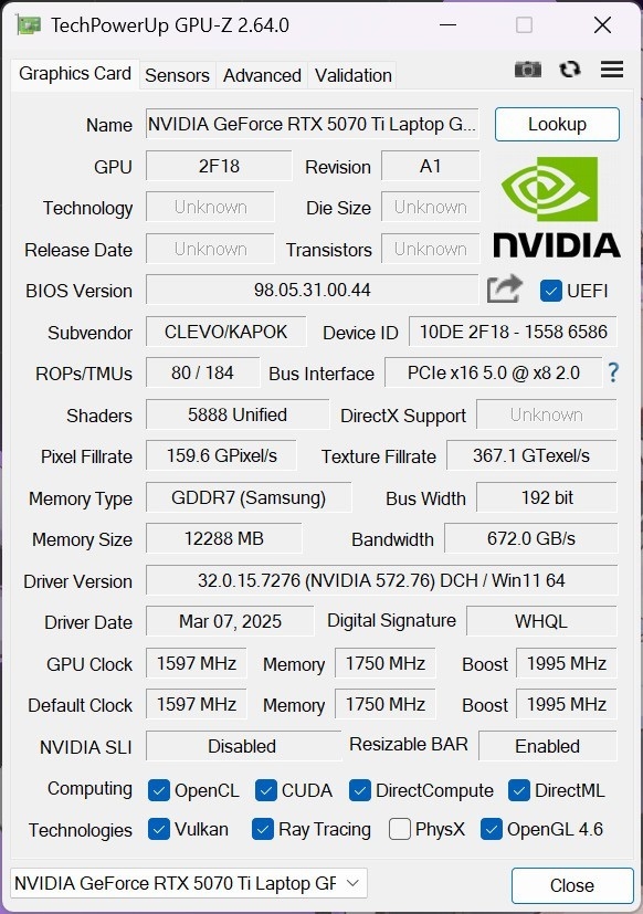 RTX 5070 Ti移动版和桌面版差距到底有多大：实测揭开真相-第1张图片-芙蓉之城
