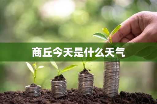 商丘今天是什么天气-第1张图片-芙蓉之城