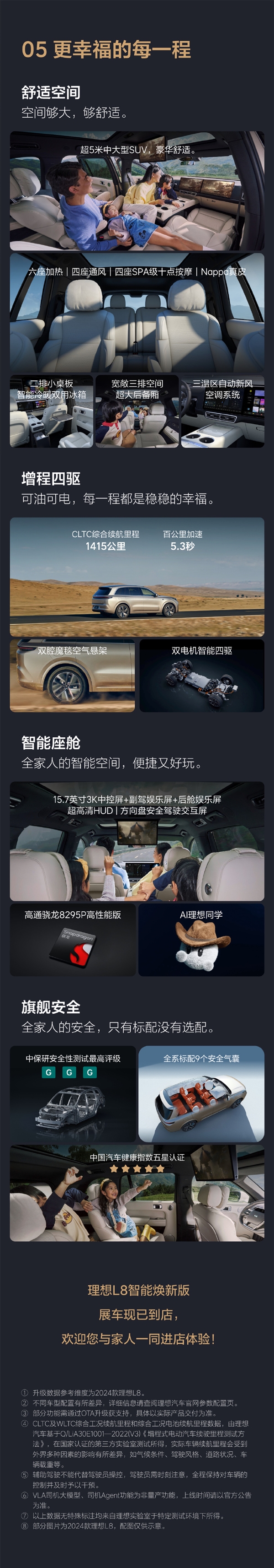 30万级六座新能源SUV标杆！一图看懂理想L8智能焕新版-第6张图片-芙蓉之城
