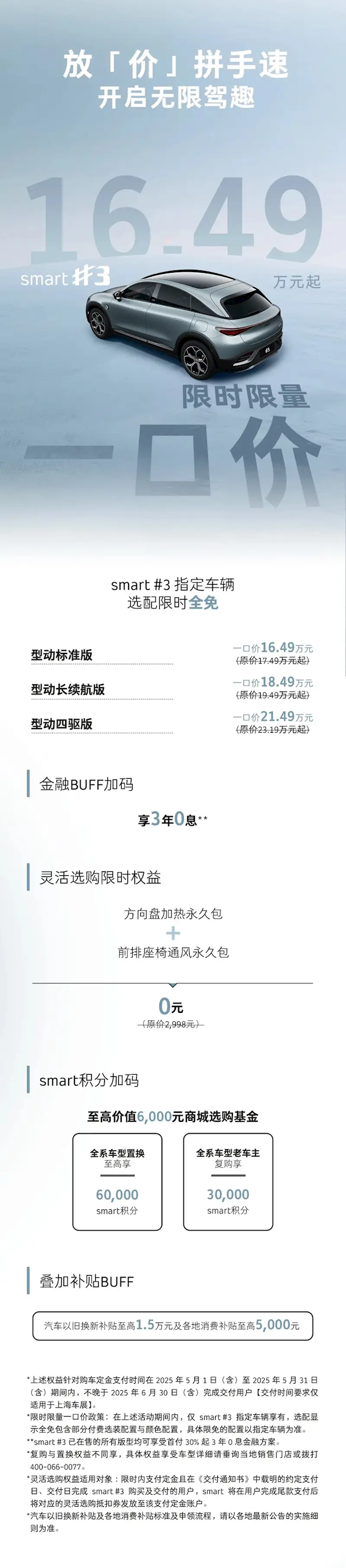 14.99万起买奔驰！smart精灵#1/3推限时限量一口价-第2张图片-芙蓉之城