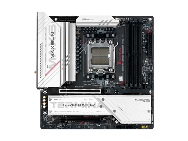 AMD平台新选择！铭瑄终结者B850M PRO WIFI上线：升级至12+2+1相供电-第3张图片-芙蓉之城