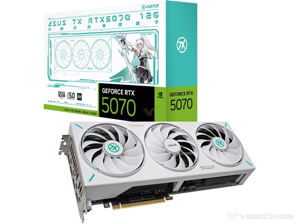 华硕发布五款中国专享版RTX 5060Ti/5070：初音未来 三白二黑-第4张图片-芙蓉之城