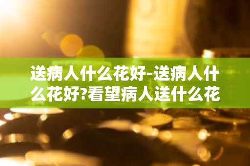 送病人什么花好-送病人什么花好?看望病人送什么花?-第1张图片-芙蓉之城